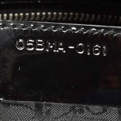Pre Owned Dior Black Cannage Patent Leather Large Lady Dior Tote