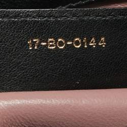 Pre Owned Dior Black Cannage Leather Large Diorling Shoulder Bag