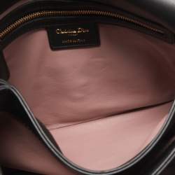 Pre Owned Dior Black Cannage Leather Large Diorling Shoulder Bag