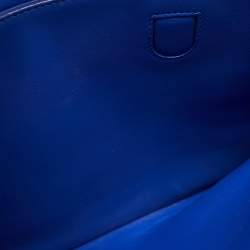 Pre Owned Dior Blue Leather Medium Diorever Tote