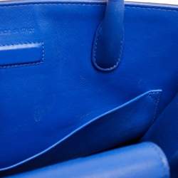 Pre Owned Dior Blue Leather Medium Diorever Tote