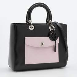 Dior Multicolor Leather Large Lady Dior Pocket Tote