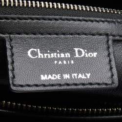 Dior Multicolor Leather Large Lady Dior Pocket Tote