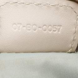 مملوكة مسبقًا Dior Cream Oblique Canvas and Leather Ethnic Hobo