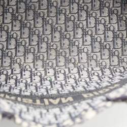 Pre Owned Dior Blue Oblique Canvas Large Book Tote