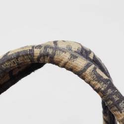 Pre Owned Dior Blue Oblique Canvas Large Book Tote