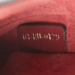 Dior Burgundy Leather Saddle Bag