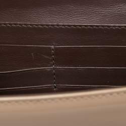 Pre Owned Dior Beige Patent Leather Miss Dior Promenade Chain Shoulder Bag