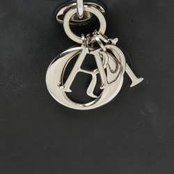 Pre Owned Dior Black Leather And Python Medium Diorissimo Shopper Tote