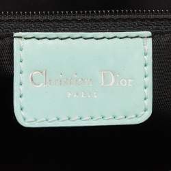 Pre Owned Dior Tricolor Zebra Print Calfhair and Patent Leather Malice Shoulder Bag