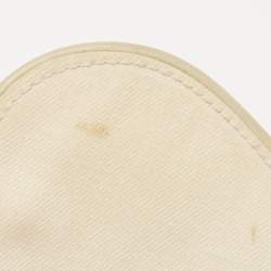 مملوكة مسبقًا حقيبة ديور 071 سادل إصدار محدود قماش مطبوع حمراء/ بيج فاتحة