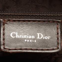 Pre Owned Dior Multicolour Satin Paisley Saddle Bag 