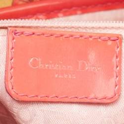 Dior Multicolor Floral Canvas and Patent Leather Saddle Shoulder Bag