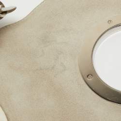 Dior White Leather Jazz Club Shoulder Bag