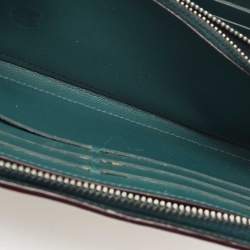 Pre Owned Dior Light Pink Leather Voyageur Continental Wallet