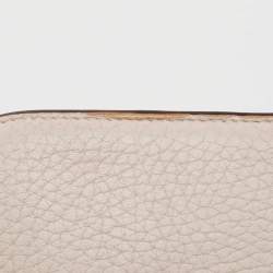 Pre Owned Dior Light Pink Leather Voyageur Continental Wallet