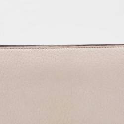 Pre Owned Dior Light Pink Leather Voyageur Continental Wallet