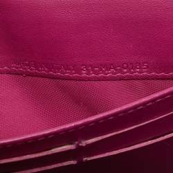 Pre Owned Dior Black Leather Diorissimo Continental Wallet