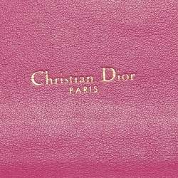 Pre Owned Dior Black Leather Diorissimo Continental Wallet