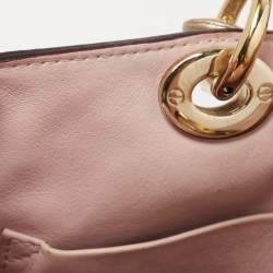 Dior Metallic Gold Leather Mini Diorissimo Tote