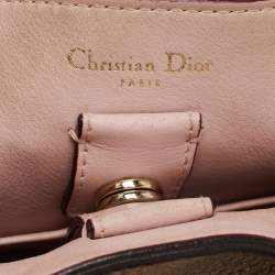 Dior Metallic Gold Leather Mini Diorissimo Tote