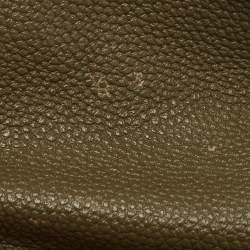 Dior Green Leather Medium Diorama Flap Shoulder Bag