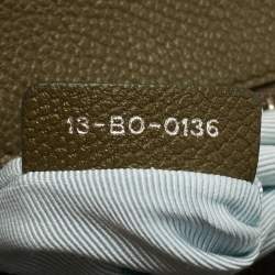 Dior Green Leather Medium Diorama Flap Shoulder Bag