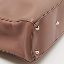 Dior Dusty Pink Leather Medium Diorissimo Shopper Tote