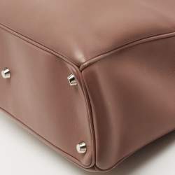 Dior Dusty Pink Leather Medium Diorissimo Shopper Tote