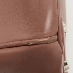 Dior Dusty Pink Leather Medium Diorissimo Shopper Tote