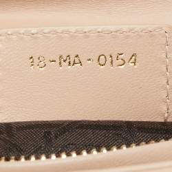 Dior Pink Cannage Leather Large Lady Dior Tote