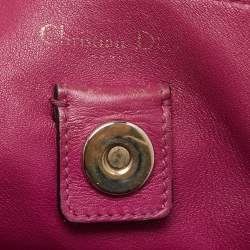 Pre Owned Dior Black Leather Large Diorissimo Shopper Tote