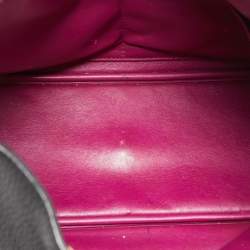 Pre Owned Dior Black Leather Large Diorissimo Shopper Tote