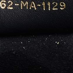 Pre Owned Dior Black Embossed Leather Medium Book Tote