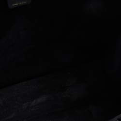 Pre Owned Dior Black Embossed Leather Medium Book Tote