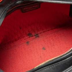 Dior Black Cannage Leather Large Lady Dior Tote
