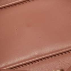 Pre Owned Dior Beige Leather Large Diorissimo Shopper Tote