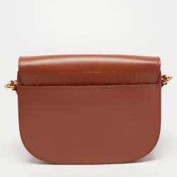 Pre Owned Dior Tan Leather Medium Bobby Shoulder Bag