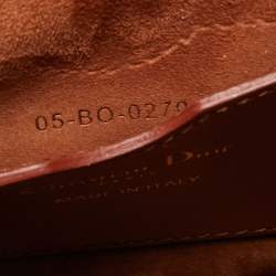 Pre Owned Dior Tan Leather Medium Bobby Shoulder Bag