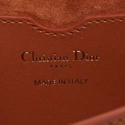 Pre Owned Dior Tan Leather Medium Bobby Shoulder Bag