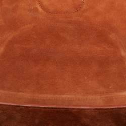 Pre Owned Dior Tan Leather Medium Bobby Shoulder Bag