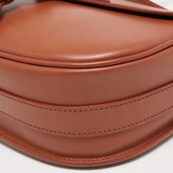 Pre Owned Dior Tan Leather Medium Bobby Shoulder Bag