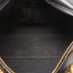 Dior Black Studded Cannage Leather Supple Lady Dior Tote