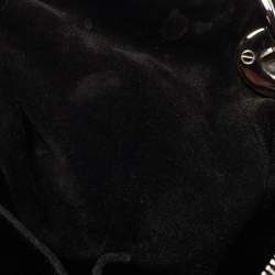 Pre Owned Dior Black Woven Leather hobo