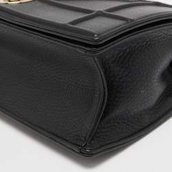 Pre Owned Dior Black Leather Medium Diorama Flap Shoulder Bag