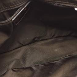 Pre Owned Dior Dark Brown Leather Malice Shoulder Bag