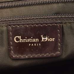 Pre Owned Dior Dark Brown Leather Malice Shoulder Bag