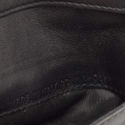 Pre Owned Dior Black Cannage Leather Mini Lady Dior Card Case