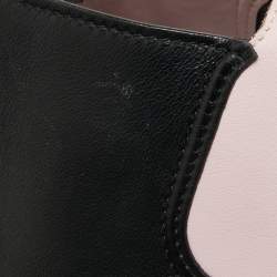 Pre Owned Dior Black Leather Large Dior Addict Shopper Tote