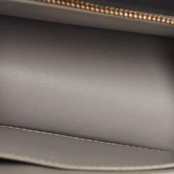 Pre Owned Dior Green Crackled Patent Leather Mini Diorama Chain Bag